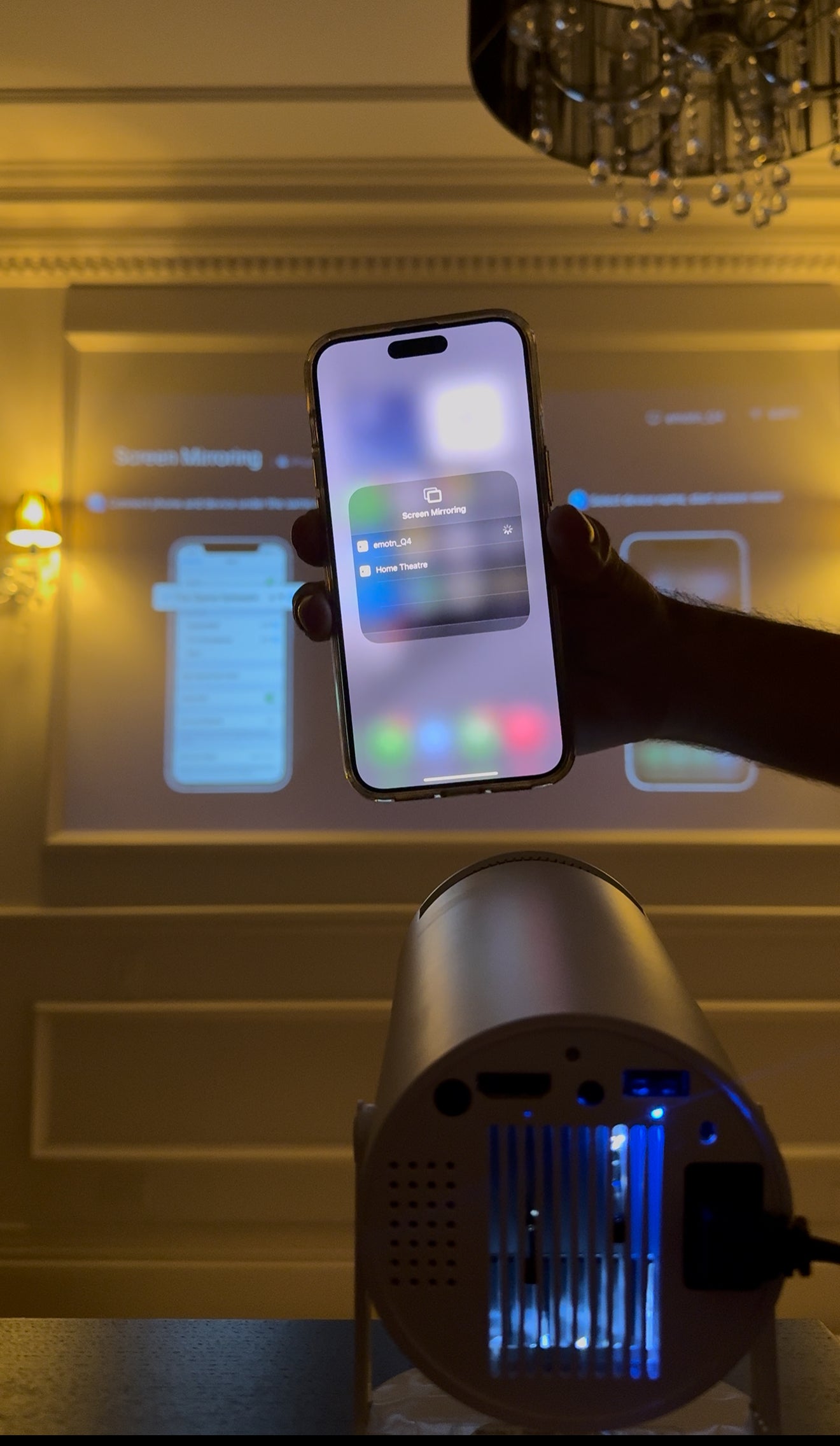 4K Mini Portable Projector