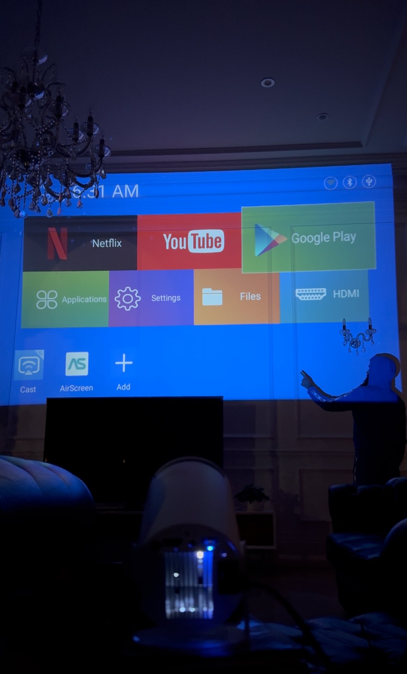 4K Mini Portable Projector