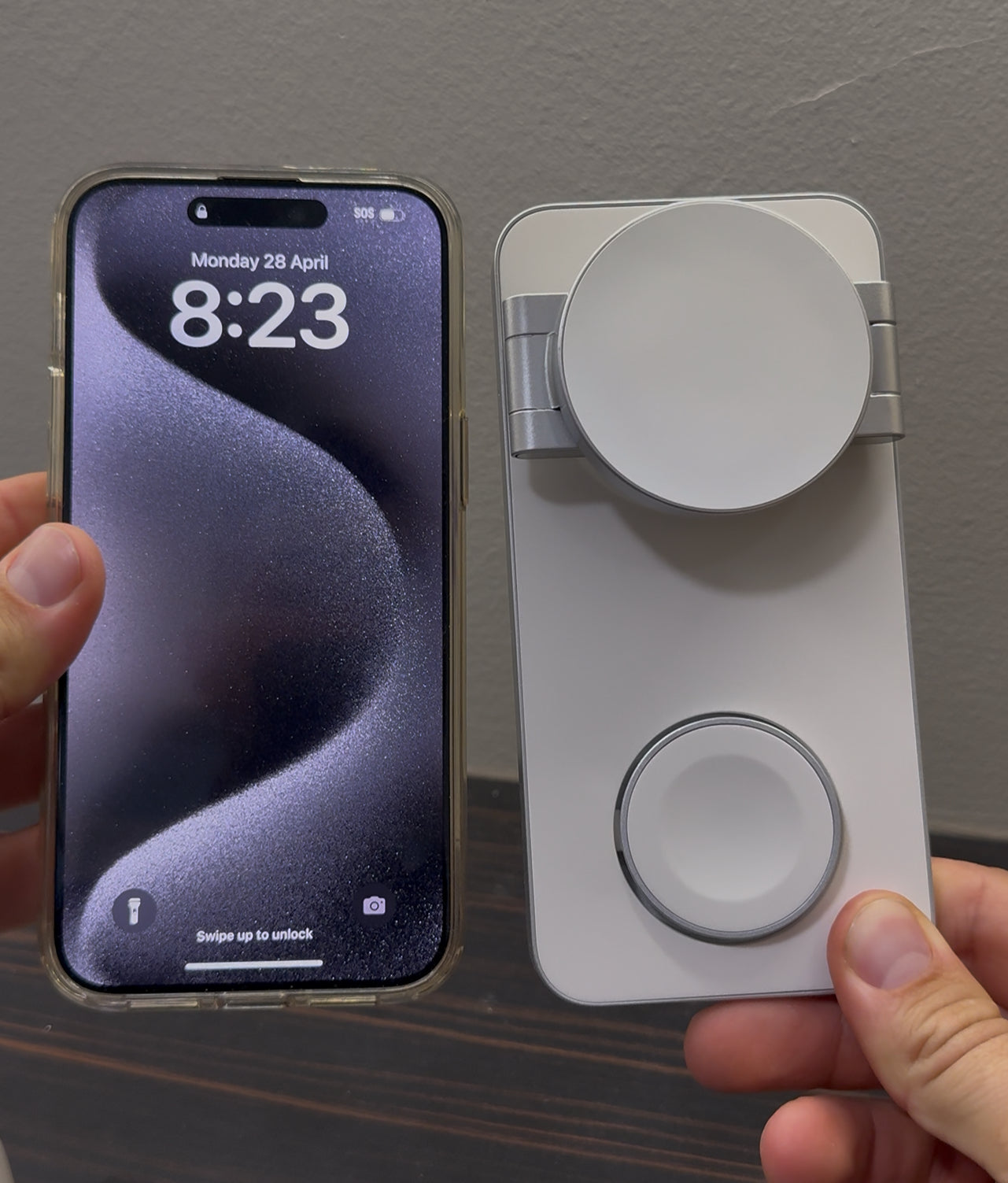3-1 Pocket Portable Wireless Charging Stand