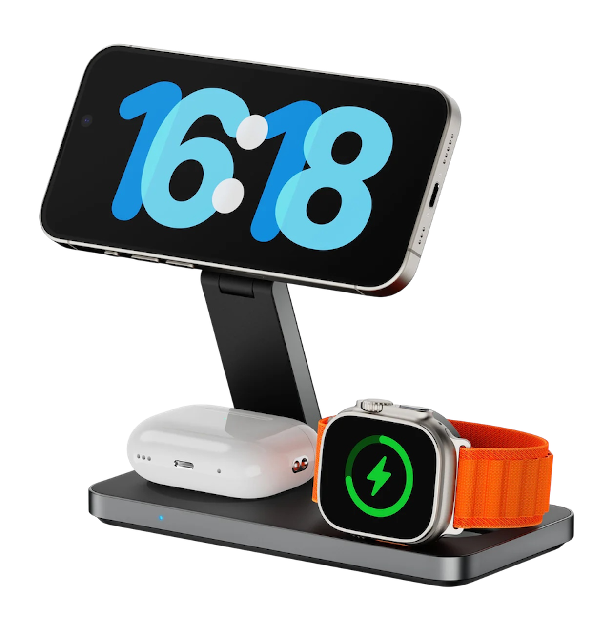 3-1 Pocket Portable Wireless Charging Stand