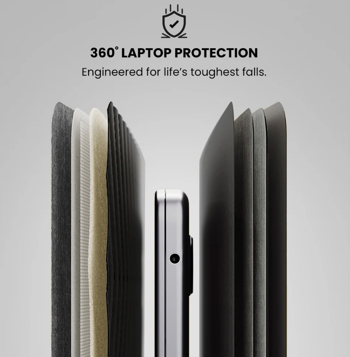 Laptop Pouch 5-in-1 with Integrated Wireless Charging