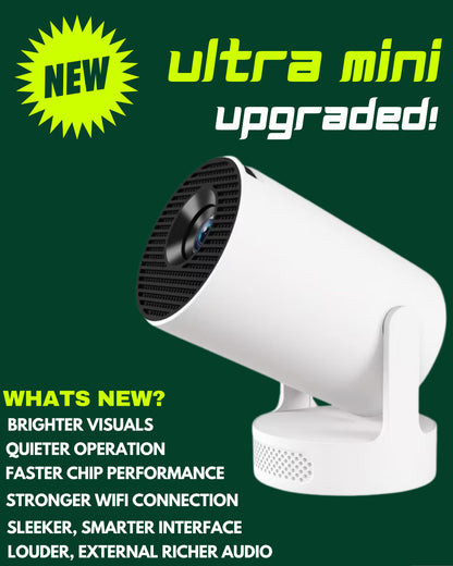 NEW 4K Mini Portable Projector (UPGRADED)